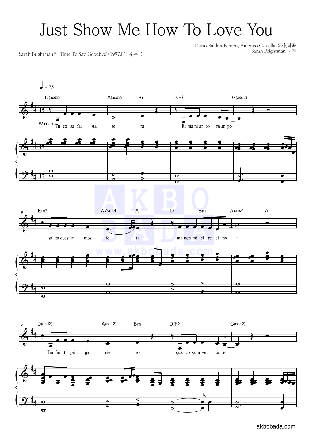 Sarah Brightman Just Show Me How To Love You sarah-brightman-just-show-me-how-to-love-you