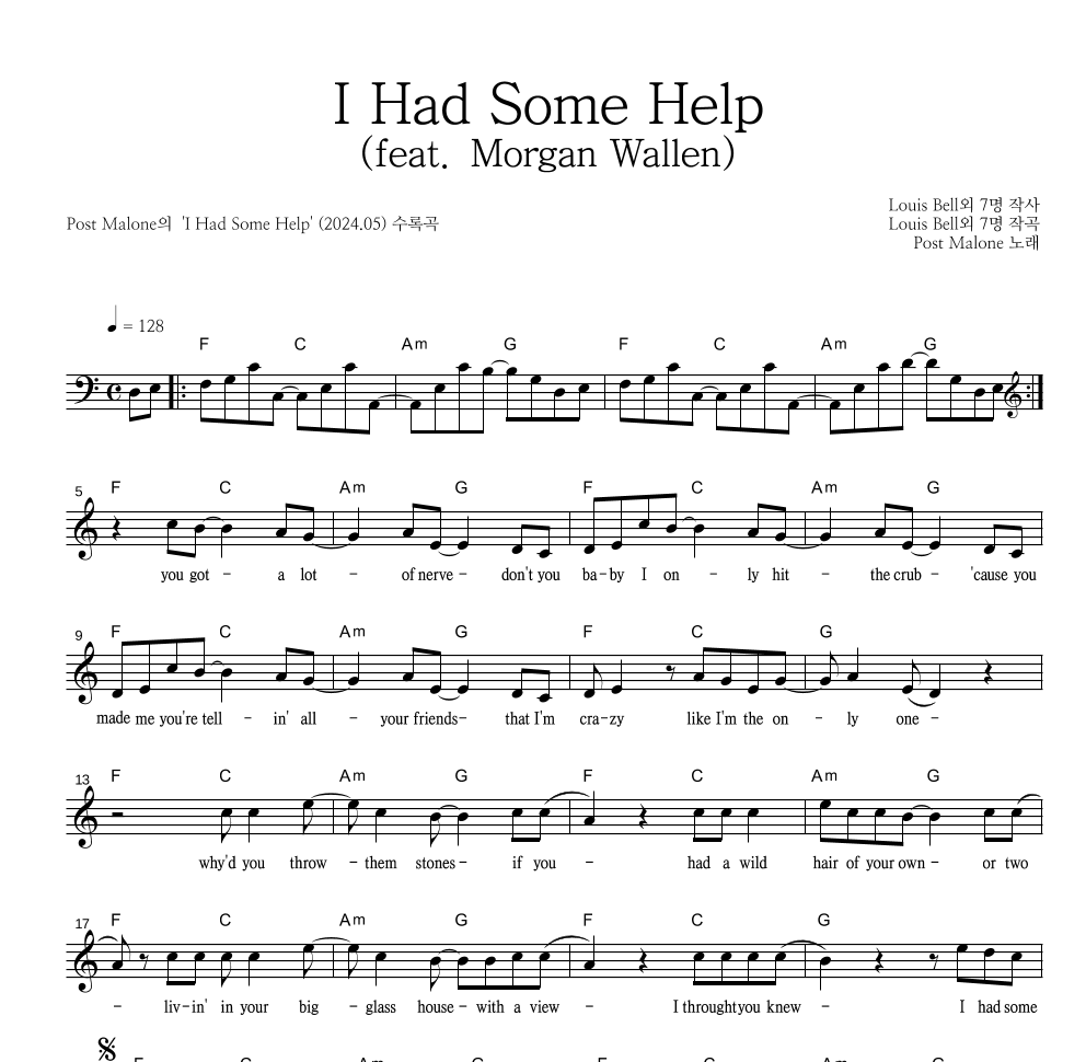 Post Malone I Had Some Help feat Morgan Wallen Post malone i had some help feat morgan wallen