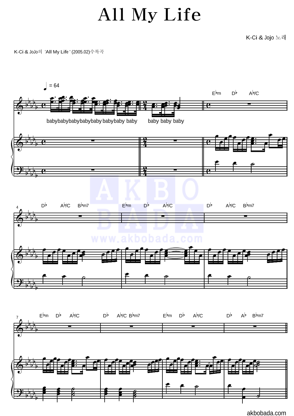 Kc And Jojo All My Life Mp3 Download