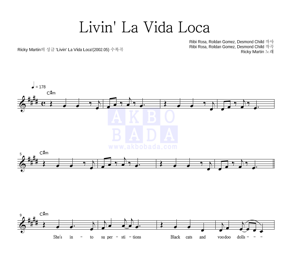 Ricky Martin Livin La Vida Loca ricky-martin-livin-la-vida-loca-ricky-martin-sheets-by-yilun